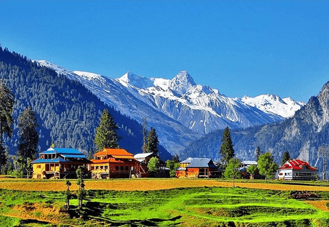 A view from the valley of kashmir